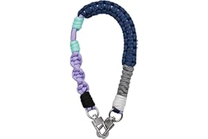 CHUQING Cadena para teléfono móvil, correa de muñeca corta, llavero corto, pulsera, cordón para teléfono móvil