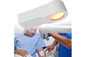 AOKLEY Rilevatore di vene Portatile,rilevatore di vene a Luce Rossa, Strumento di visualizzazione vascolare per Anziani, localizzatore di visualizzatore di vene