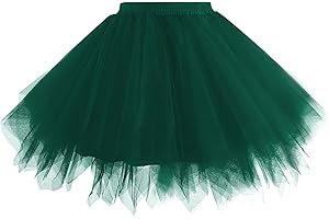 Hanpceirs Damen 1950er Vintage T¨¹ll Petticoat Rock Ballett Bubble Tutu