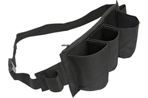 Dualoai Organizer Da Cintura Multiuso per Strumenti E Forniture - Marsupio Regolabile per Manutenzione E Pulizia, Nero