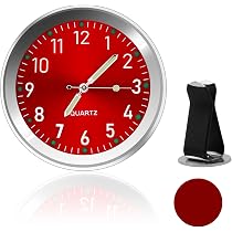 Produktbild von 3 Stück Auto Uhr Mini Uhr Digital Uhr Für Das Armaturenbrett Im Auto Quarzuhr Für Auto Autouhr Zum Aufkleben Auf Dem Armaturenbrett Zur Autodekoration Universell Und Leuchtend