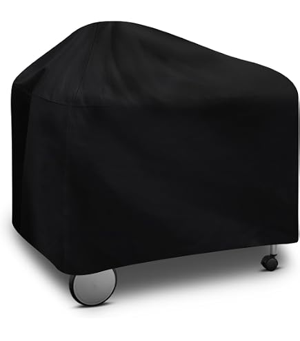 Heavy-Duty Water-Resistant Grill Cover – Fits Weber Summit 600 Series, 74.8 Inch, Black