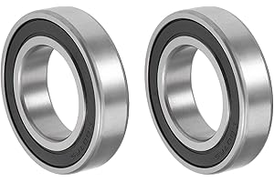 QUARKZMAN 6007-2RS 35x62x14mm Bolas Rodamientos x 2uds Carbono Acero para Máquinas y Herramientas, [Doble Sellado]