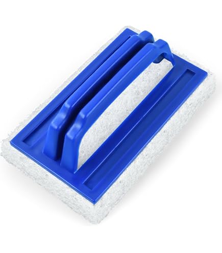 Lot De 3 Brosses à éponge Pour Piscine – Avec Manche Et Tampons Remplaçables – Pour Nettoyer Lignes D’eau, Parois, Spas - 6