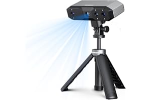 Revopoint MINI 2 Portatile 3D Scanner per Stampa 3D, Precisione 0,02 mm, Scansione Veloce 16fps, Luce Blu Industriale, Scanner per Modelli 3D a Colori per Denti, Gioielli e Piccoli Oggetti, Standard