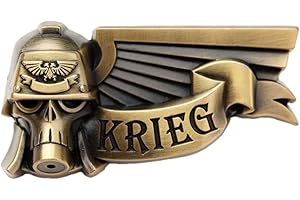 Starforged Warhammer 40K Death Korps of Krieg Pin DKK - Insignia conmemorativa, color dorado, Zinc, No es una piedra preciosa