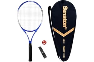 Senston 19'' 23'' 25'' Tennis Racket with Racket Bag, Lightweight Tennis Racquet, 1 Grip, 1 Vibration Dampeners