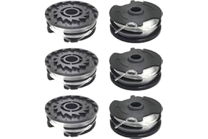 CDIYTOOL Line String - Bobina di ricambio per decespugliatore, 8,2 m 0,2 cm, compatibile con decespugliatore Parkside PRT 550 A1 - LIDL IAN 311404, PRT 550 A3, PRTA 20-Li B2 (6 bobine)