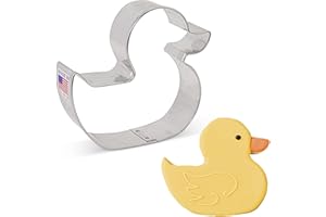 ANN CLARK COOKIE CUTTERS Formina per Biscotti Stampo a forma di anatra papera di gomma 9,5 cm, Prodotto negli Stati Uniti da Ann Clark