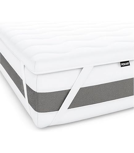 MSS e.K. Visco Foam Mattress Topper 100 x 200 cm Memory Foam Mattress Topper 100 x 200 cm Designed and Made in Germany OEKO-TEX Certified