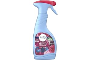 Febreze Désodorisant Textile 500ML Lenor Coup De Foudre, La Technologie OdourClear Combat Les Odeurs De Vos Textiles Pour Ne Laisser Qu’un Parfum Frais