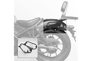 Sacoche de Moteur Barre de Support à Montage latéral Sac de Rangement arrière Support de Bagage pour H-Onda Rebel CM CMX 300 500 CMX300 CMX500 CM300 CM500 Rebel 500 Rebel 300 2017-2023 (Support)