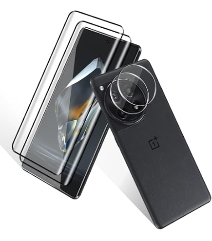 Vanrain Pellicola per OnePlus 12 5G, 2+2 Pezzi Vetro Temperato