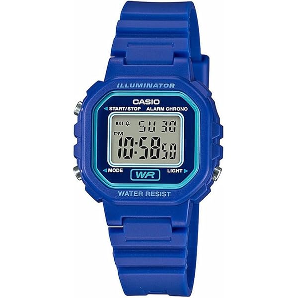 Casio F-91WC-2ADF – Orologio Digitale Unisex Con Cinturino Celeste E Retroilluminazione