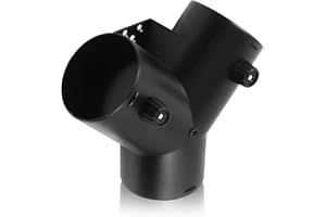 MaxEarn Diametro 75 mm, connettore di tipo Y, per riscaldamento diesel, accessorio con doppia valvola di regolazione, uscita aria calda a 3 vie, uscita dell'aria per riscaldamento diesel