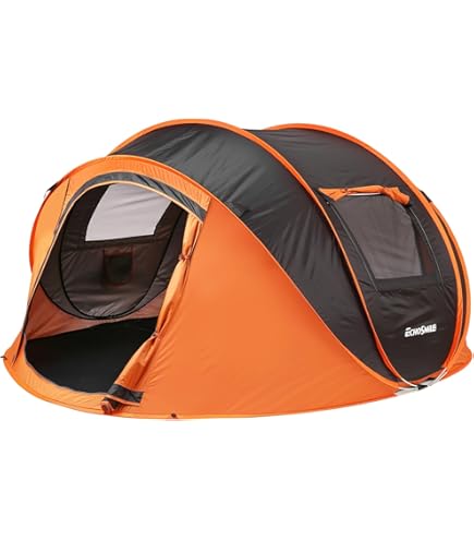 Pop Up Zelt 4-6 Personen - 240x240x154 Cm Automatisches Campingzelt