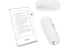 SYCELU RF Remote Control Page Turner for Kindle Paperwhite Accessories Ipad Reading Kobo Surface Comics / Novels (White)