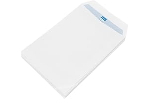 PRODBUY LIMITED [Pack of 50] C5 Envelopes White Plain 90gsm Self Seal Home Office A5 Letter Envelope Pack