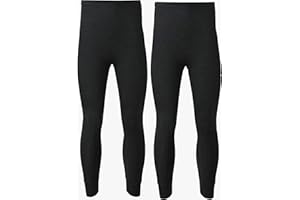 PANZY Pack of 2 Men's Thermal Trousers Long Johns Warm Underwear Baselayer, S M L XL XXL Thermals