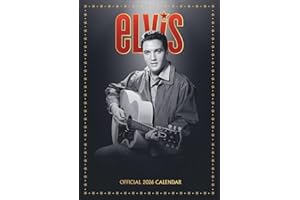 Elvis Posterkalender 2026: Der Foto Wandkalender mit den besten Bildern der Rock 'n' Roll Ikone Elvis Presley. 29,7 x 42 cm.