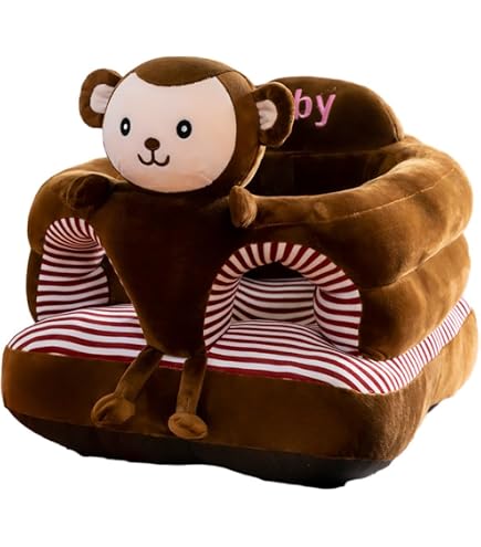 Siège Soutien Bébé Peluche Mignon – Dinosaure – Coussin Apprentissage Assise 3-36 Mois