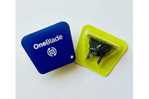 GTFLEX Pack 2 Cuchillas de Recambio de Acero Inoxidable COMPATIBLES con Todos los Modelos OneBlade - Recorta, Perfila y Afeita con Precision