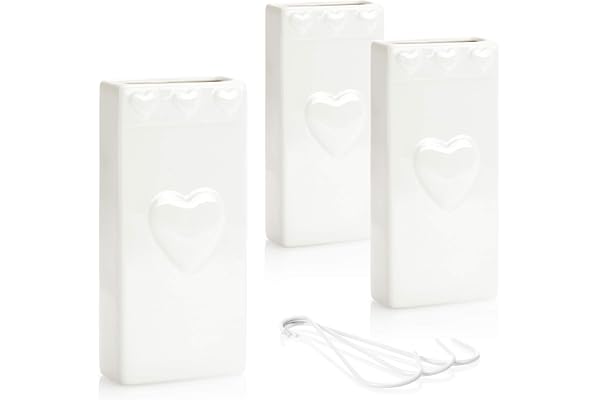 COM-FOUR® 3x luftfuktare, radiator luftfuktare med hjärtmönster