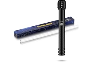 InLoveArts Lightsaber for Adults Sound Effects RGB 15 Colours 3 Display Modes Rechargeable FX Lightsaber Light Saber (Black-2),Medium