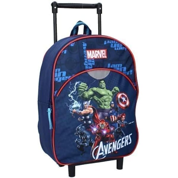 Sac à Dos Avengers Avec Roulettes - Marvel Team - 33 Cm - Pour Maternelle - Neuf