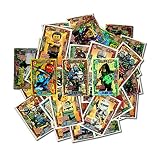LEGO Ninjago Limitierte Sammelkarten LE 9 Team Kai & Nya + LE 10 + LE 11 Acronix + 50 Karten + Bonus - Ninjago