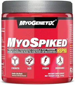 Myogenetix Myo Spiked HSP90 Exotic Cola Rush Flavour, 7.9 Oz, 45 Servings