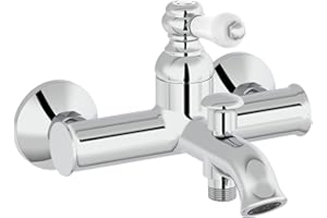 JACOB DELAFON Mitigeur mécanique de Baignoire chromé Brillant, Louise