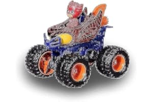 Dickie Toys Owlette Giantz PJ Masks Lot de 2 Grands pneus de 9 cm Motif Chouette, 203141017, Multicolore