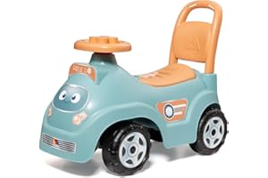 M MOLTO MOLTÓ | Correpasillos RIBLIE GO Azul con 10 Bloques | Andador y Correpasillos 2 en 1 para Bebés | Estimula la Motricidad y la Autonomía | De 10 a 36 Meses