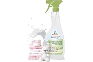 Frosch Baby - Quitamanchas, Pretratamiento para Manchas Difíciles y Secas (Cereales, Papilla...) - Apto para Ropa Blanca y de Color - 500ml (Formato Spray)