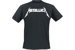 Metallica Textured Logo Männer T-Shirt schwarz Band-Merch, Bands