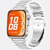 Sneezy Huawei Watch Fit 5 Pro Uyumlu Ayarlanabilir Paslanmaz &Ccedil;elik Kordon