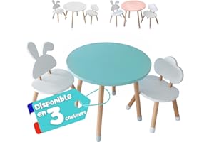KYWAI® Table Enfant avec Chaise Enfant de qualité et épaisse - Table et chaise enfant - Bureau Enfant Garcon - Table Chaise Enfant - Ensembles de Tables et Chaises Pour Enfants - Meuble Chambre Enfant