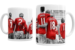 Manchester United Legends MUFC Giggs Scholes Best Charlton Man Utd Cup Mug,2oz - iCaseCreative