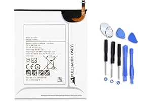 HUBEI EB-BT561ABE EB-BT561ABA Sostituzione della batteria del tablet per Samsung Galaxy Tab E 9.6 T560 T561 SM-T560(WiFi) SM-T561(3G & WiFi) SM-T565 (US & Canada) SM-T561Y SM-T561M(3.8V 5000mAh)
