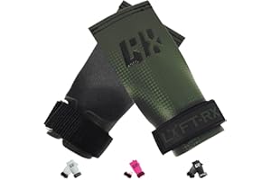 LYFT-RX LYFTRX Maniques pour Cross Fitness, Weight Lift, Lifting, Gym, Pullup, Muscle Ups, Hand Grips Fibre de Carbone sans Trous/Fingerless, Protection pour Les Mains, Gants Gymnastique