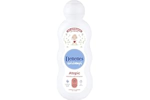 Denenes Atopic - Gel Champú con Algodón Ecológico, Hidrata y Alivia, Sin Sulfatos, Apto para Pieles Sensibles y Atópicas, con 93% de Ingredientes de Origen Natural - 600 ml