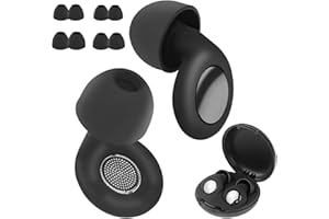 BAROCE Tappi Orecchie Dormire,Tappi per Orecchie Antirumore Riutilizzabili, Earplugs for Sleeping in Silicone Lavabili,Concert,Travel, Lavoro,Moto,Aereo,Discoteca, Competizione,Tiro Protezione Udito