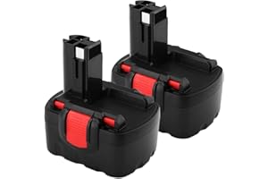 FUNMALL 2×BAT038 pour Bosch Batterie 14.4V 3.0Ah BAT040 BAT041 BAT140 BAT159 2607335275 2607335533 2607335534 2607335711 2607335465 2607335685 2607335678 2607335276