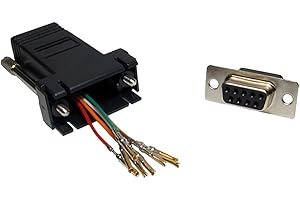 KENABLE RJ45 Femelle Femelle vers 9 Broches Serie DB9 Femelle Adaptateur [Female Socket]