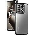 Eastcoo Slim Fit Case for Xiaomi 14T, Hard Frosted PC Back + Soft Black TPU Bumper, Lightweight Shockproof Protective Case for Xiaomi 14T, Black