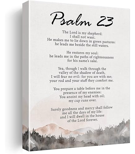 Bible Verse Wall Art Scripture Christian Wall Decor