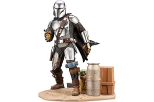 Kotobukiya, Estatua El Mandaloriano Y El Niño 26Cm De Artfx