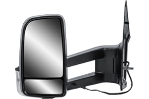 ‎LONGLING Außenspiegel Spiegel Links Fahrerseite Langer Arm Elektrisch und Beheizbar mit Blinker Für Mercedes Sprinter 906 VW crafter 2006-2018