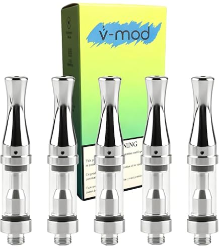 2 Stück VapeMaster Navigator Vape Patronen Atomizer Kartusche Verdampfer  clearomizer für E-Liquid, Hanföl und CBD. Keramikspulentechnologie  Pyrex-Glastank 1,0 ml Inhalt Reiner Dampf